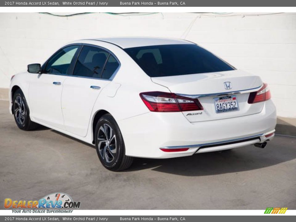 2017 Honda Accord LX Sedan White Orchid Pearl / Ivory Photo #2