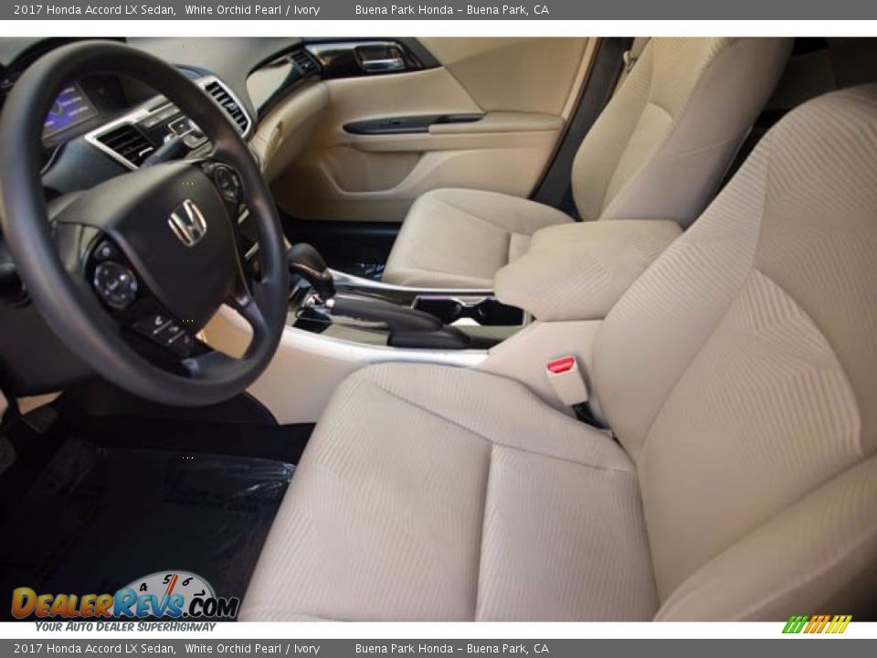 2017 Honda Accord LX Sedan White Orchid Pearl / Ivory Photo #3