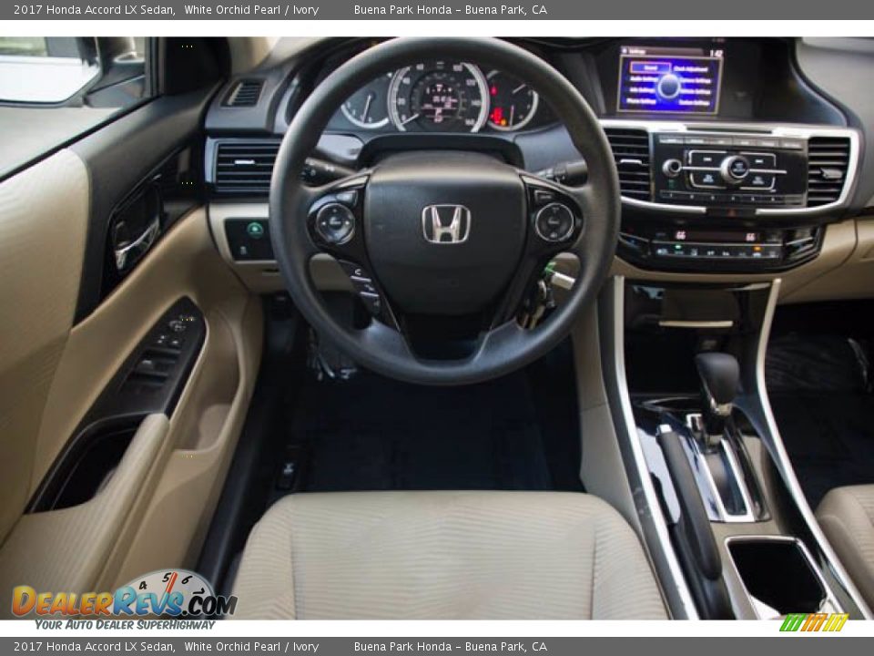 2017 Honda Accord LX Sedan White Orchid Pearl / Ivory Photo #5