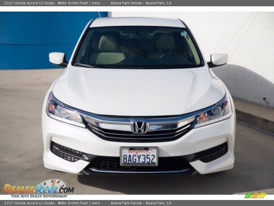 2017 Honda Accord LX Sedan White Orchid Pearl / Ivory Photo #7