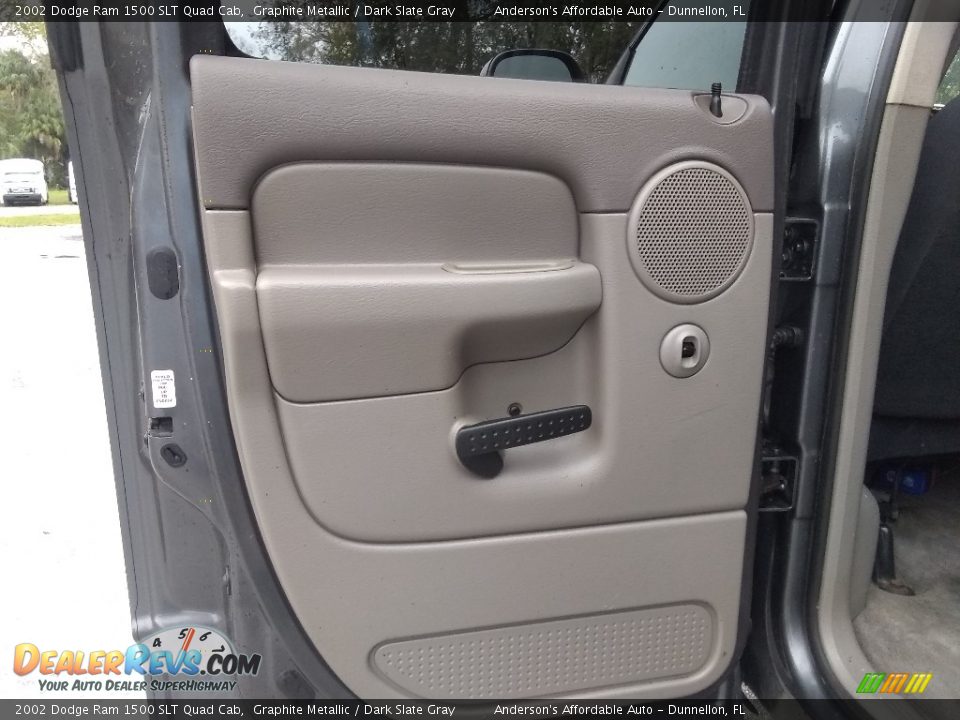 2002 Dodge Ram 1500 SLT Quad Cab Graphite Metallic / Dark Slate Gray Photo #13
