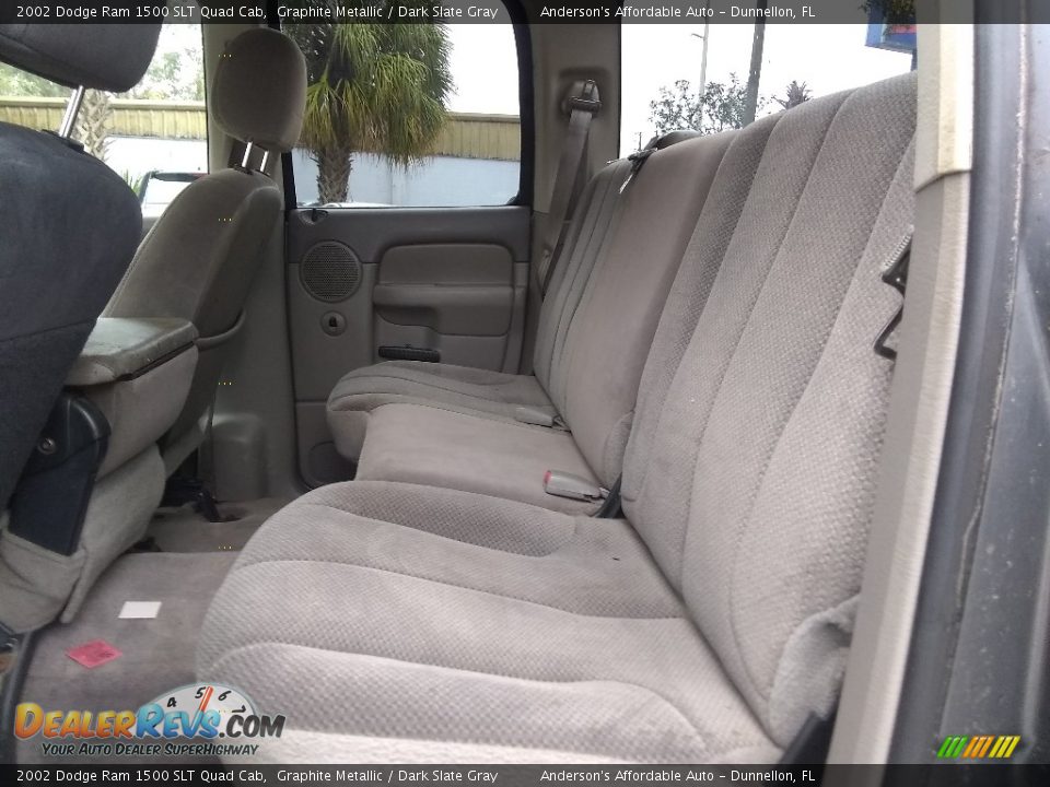 2002 Dodge Ram 1500 SLT Quad Cab Graphite Metallic / Dark Slate Gray Photo #14