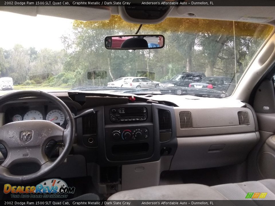 2002 Dodge Ram 1500 SLT Quad Cab Graphite Metallic / Dark Slate Gray Photo #15