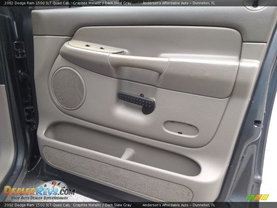 2002 Dodge Ram 1500 SLT Quad Cab Graphite Metallic / Dark Slate Gray Photo #17
