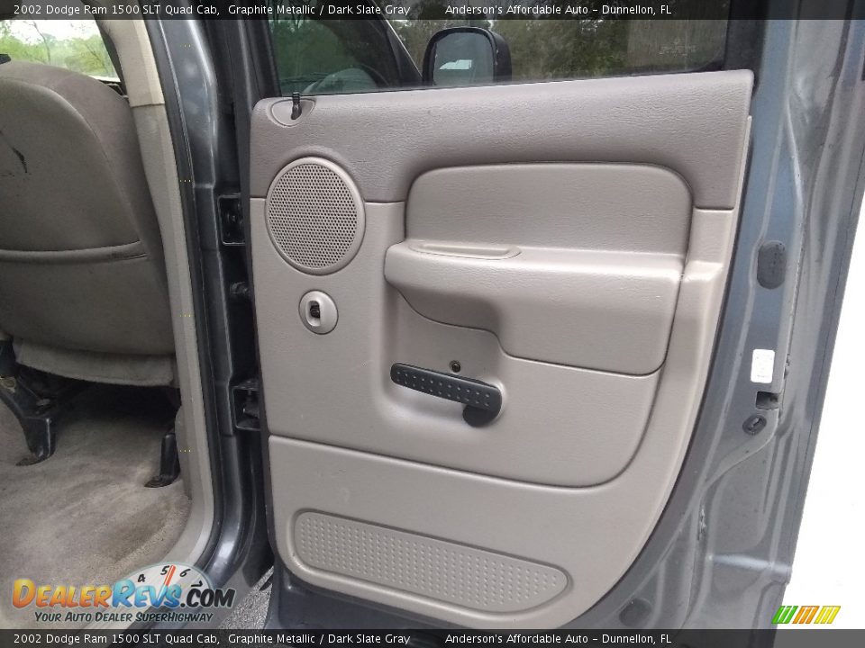 2002 Dodge Ram 1500 SLT Quad Cab Graphite Metallic / Dark Slate Gray Photo #19