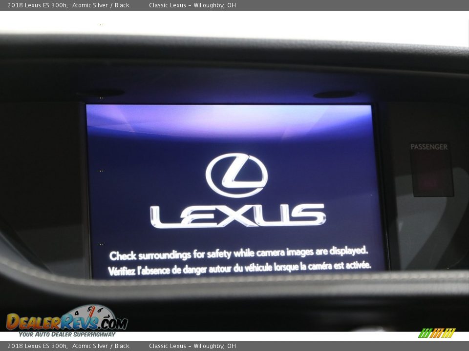 2018 Lexus ES 300h Atomic Silver / Black Photo #10