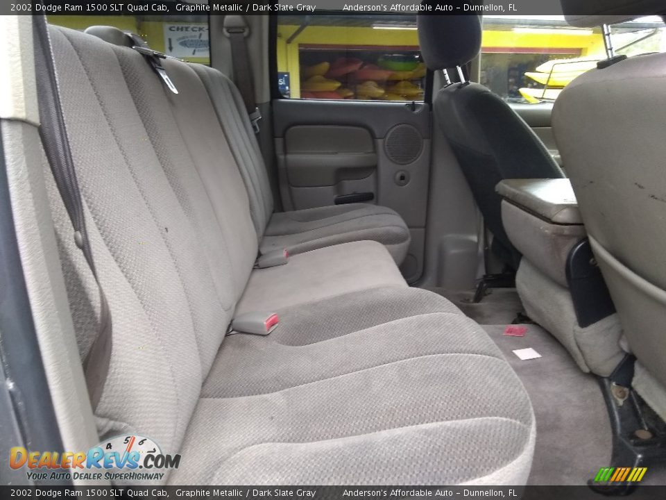 2002 Dodge Ram 1500 SLT Quad Cab Graphite Metallic / Dark Slate Gray Photo #20