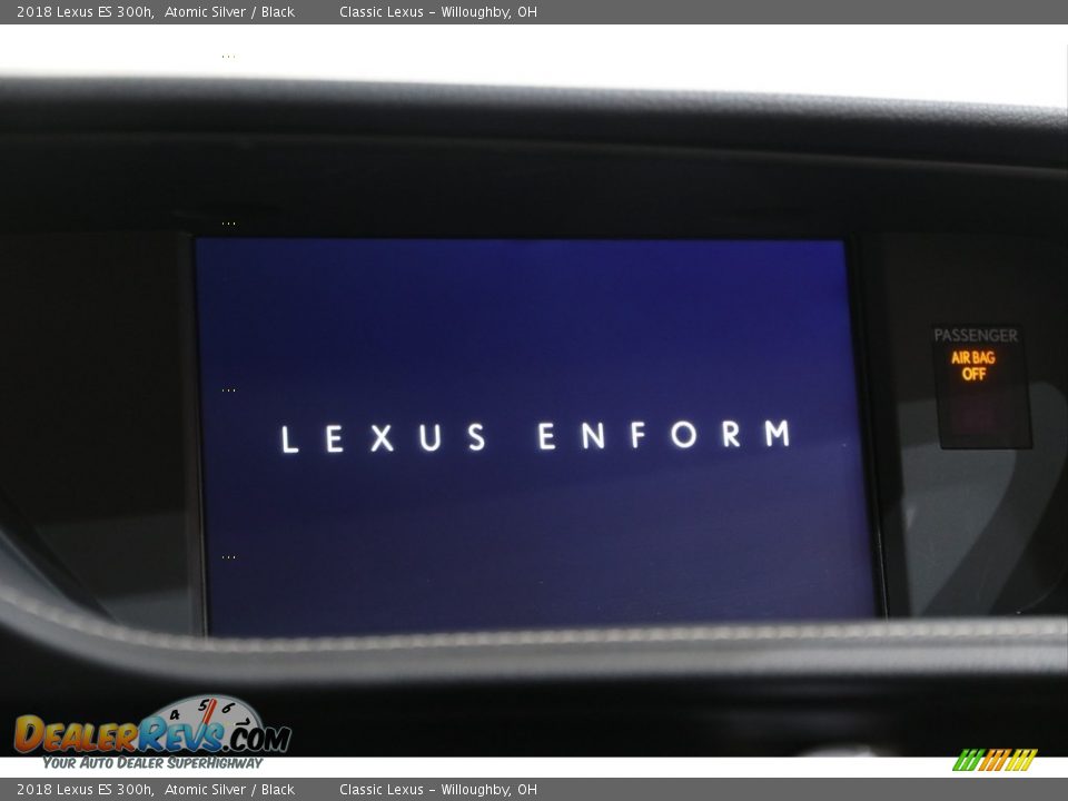 2018 Lexus ES 300h Atomic Silver / Black Photo #11