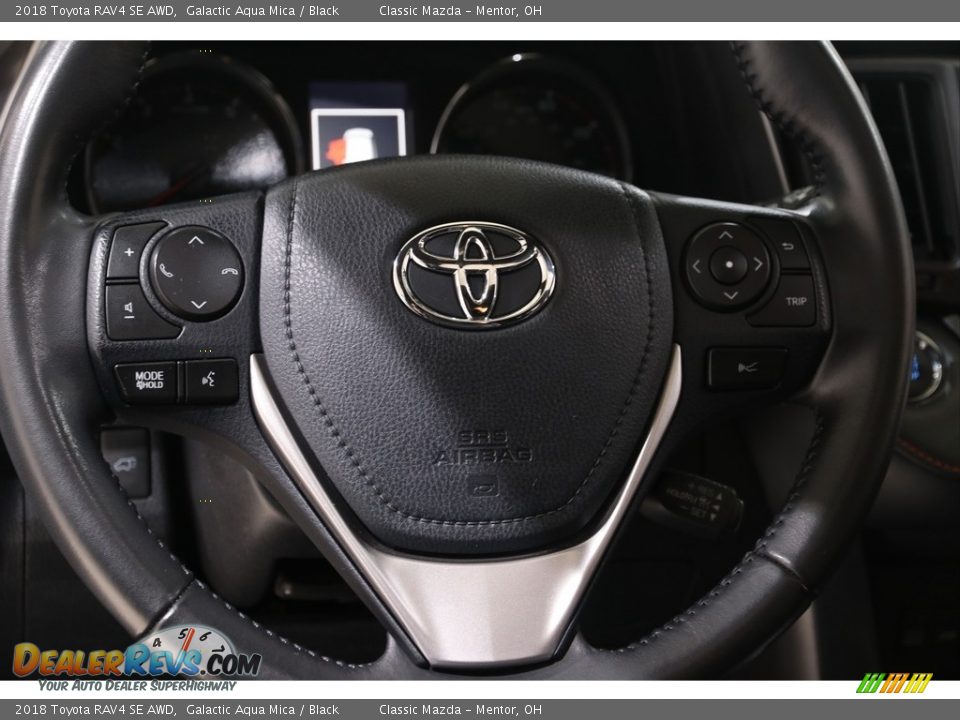 2018 Toyota RAV4 SE AWD Galactic Aqua Mica / Black Photo #6