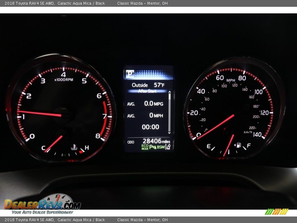 2018 Toyota RAV4 SE AWD Galactic Aqua Mica / Black Photo #7