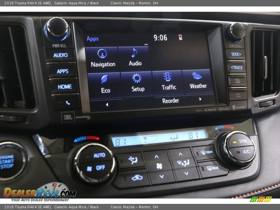 2018 Toyota RAV4 SE AWD Galactic Aqua Mica / Black Photo #11