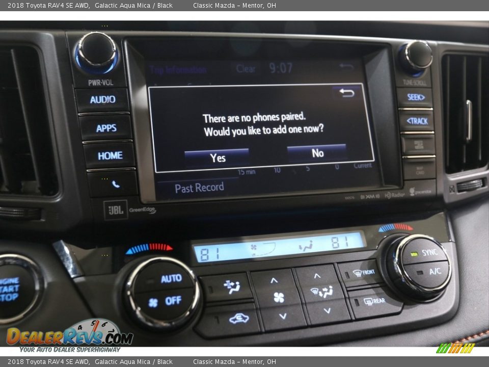 2018 Toyota RAV4 SE AWD Galactic Aqua Mica / Black Photo #13