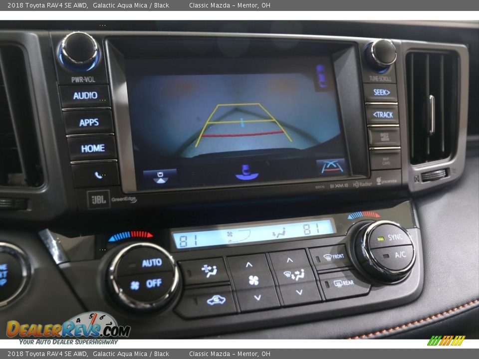 2018 Toyota RAV4 SE AWD Galactic Aqua Mica / Black Photo #14