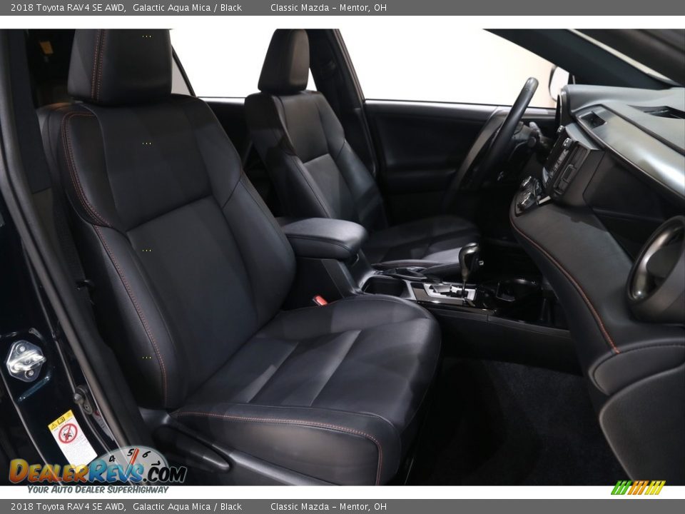 2018 Toyota RAV4 SE AWD Galactic Aqua Mica / Black Photo #17