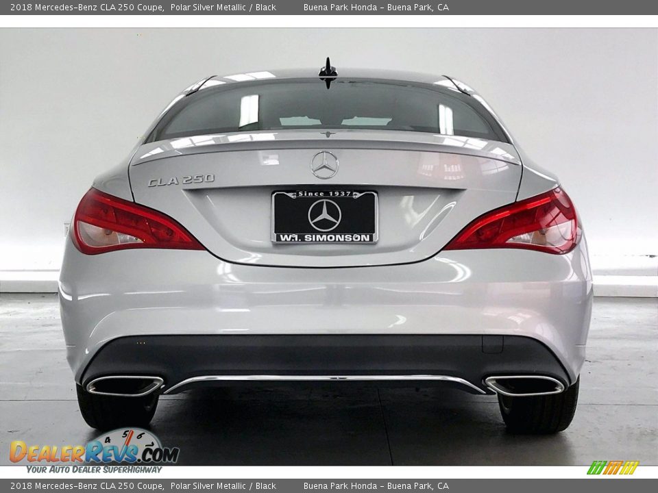 2018 Mercedes-Benz CLA 250 Coupe Polar Silver Metallic / Black Photo #3