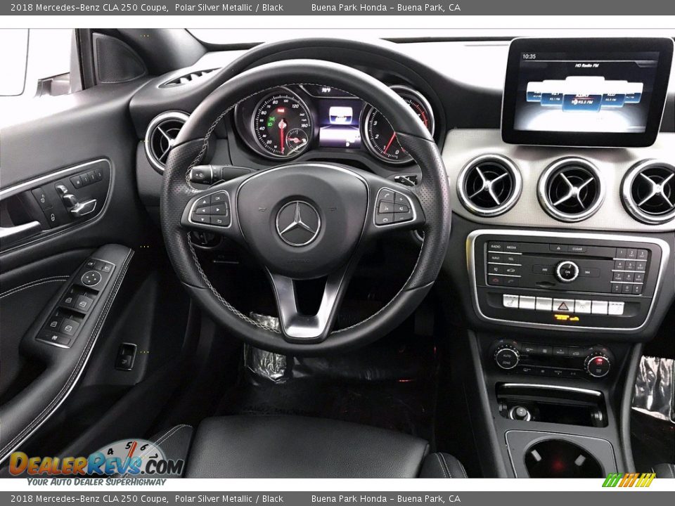 2018 Mercedes-Benz CLA 250 Coupe Polar Silver Metallic / Black Photo #4