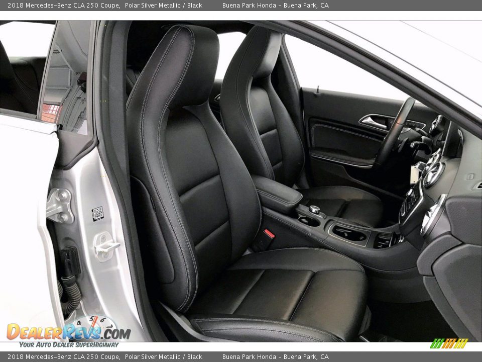 2018 Mercedes-Benz CLA 250 Coupe Polar Silver Metallic / Black Photo #6