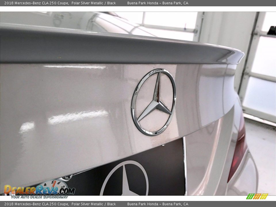 2018 Mercedes-Benz CLA 250 Coupe Polar Silver Metallic / Black Photo #7