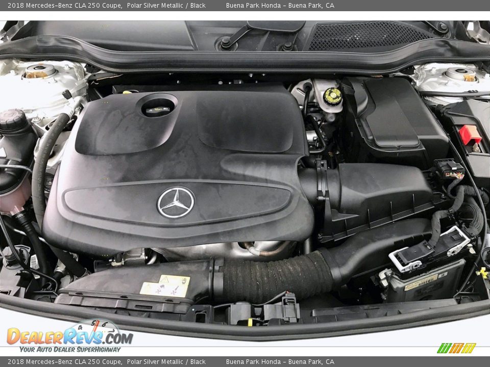 2018 Mercedes-Benz CLA 250 Coupe Polar Silver Metallic / Black Photo #9