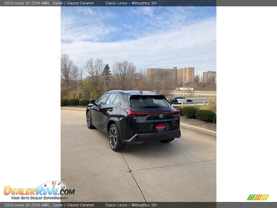 2020 Lexus UX 250h AWD Caviar / Glazed Caramel Photo #4