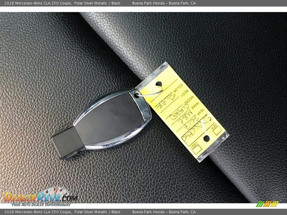 2018 Mercedes-Benz CLA 250 Coupe Polar Silver Metallic / Black Photo #11
