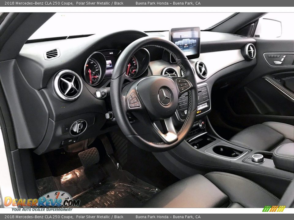 2018 Mercedes-Benz CLA 250 Coupe Polar Silver Metallic / Black Photo #14
