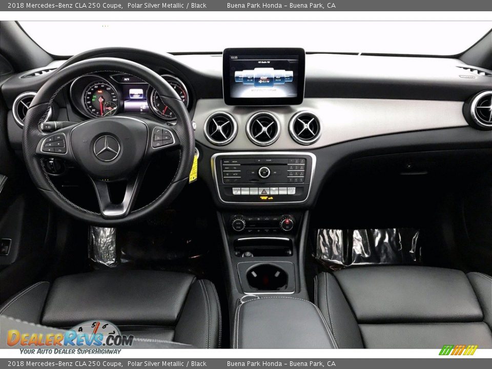 2018 Mercedes-Benz CLA 250 Coupe Polar Silver Metallic / Black Photo #15