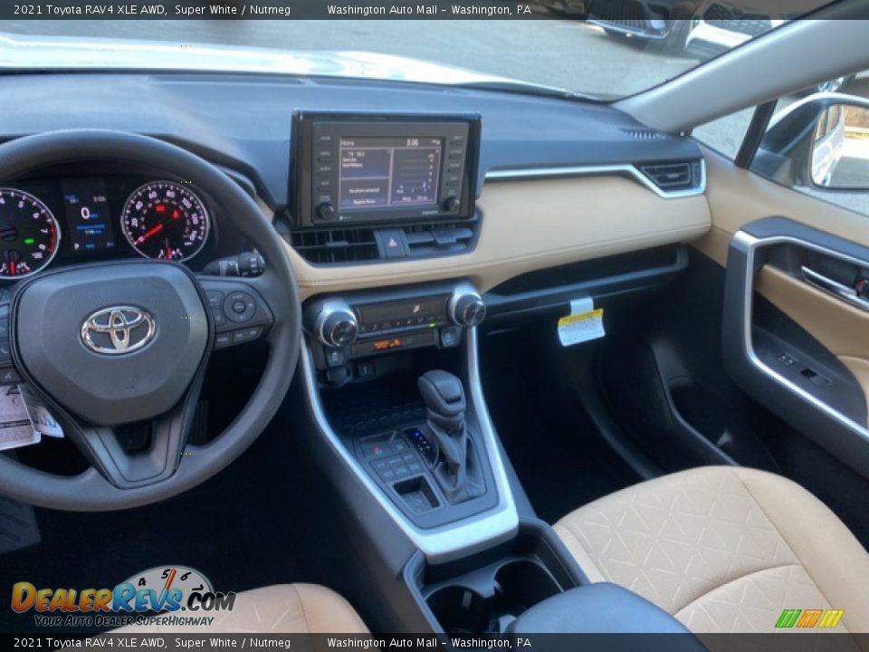 Nutmeg Interior - 2021 Toyota RAV4 XLE AWD Photo #3