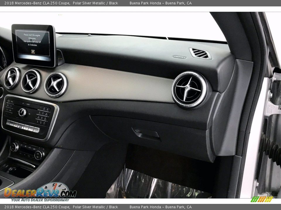 2018 Mercedes-Benz CLA 250 Coupe Polar Silver Metallic / Black Photo #16