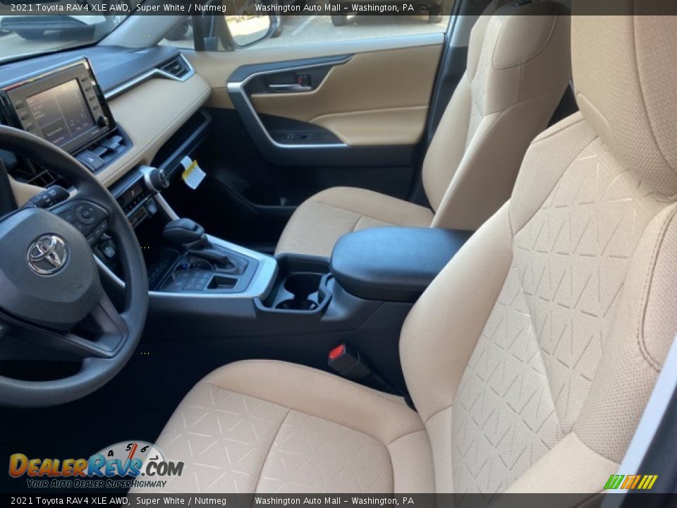 Front Seat of 2021 Toyota RAV4 XLE AWD Photo #4