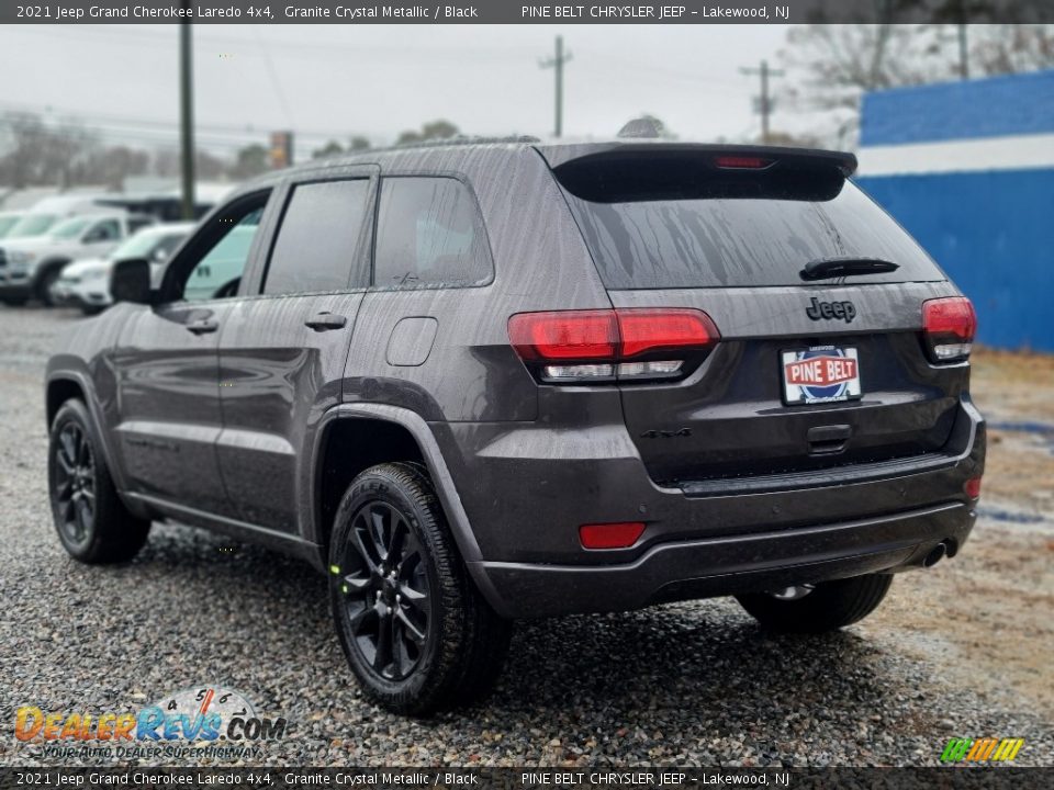 2021 Jeep Grand Cherokee Laredo 4x4 Granite Crystal Metallic / Black Photo #6