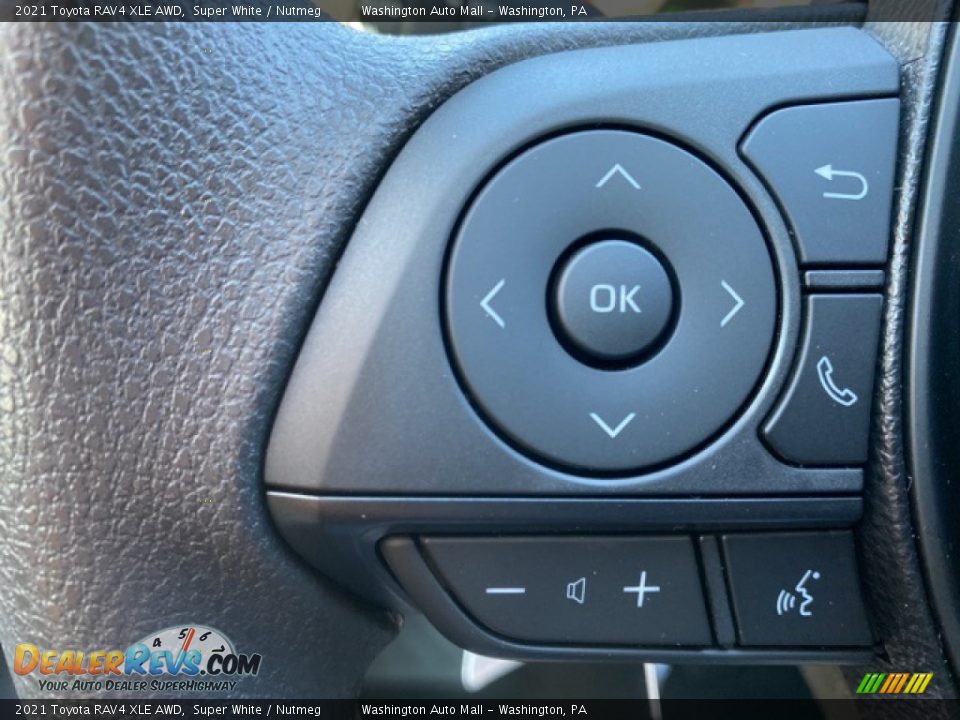 2021 Toyota RAV4 XLE AWD Steering Wheel Photo #6