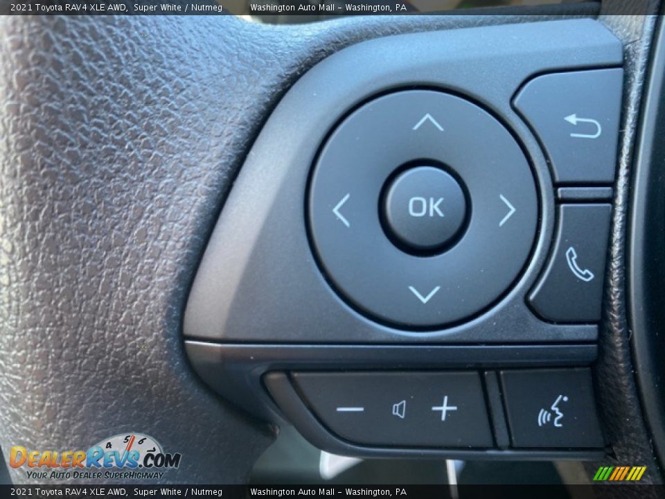 2021 Toyota RAV4 XLE AWD Steering Wheel Photo #6