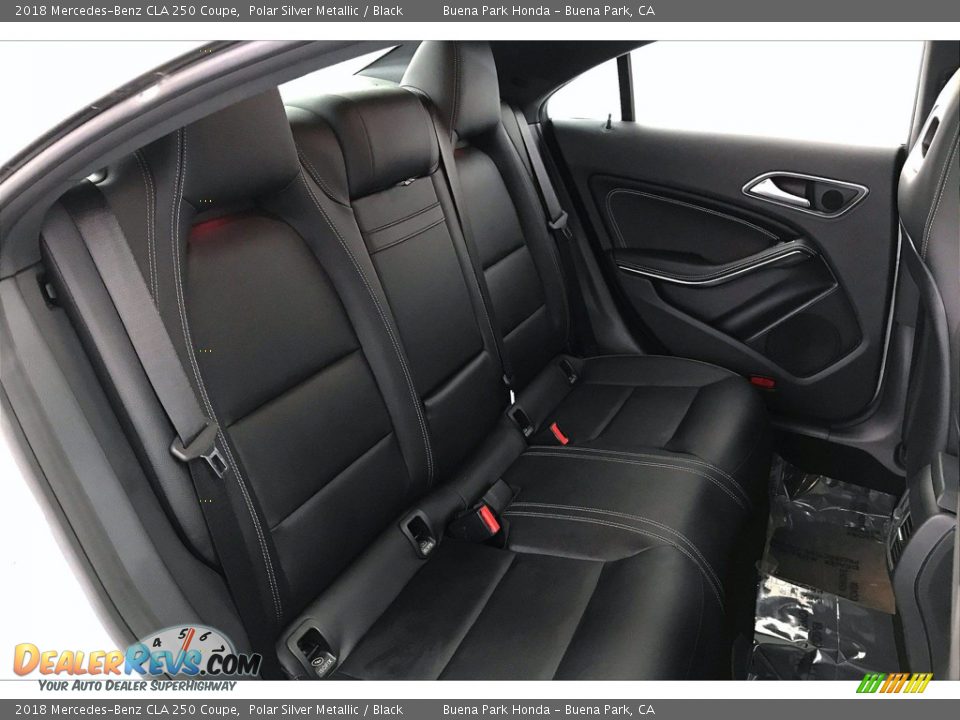 2018 Mercedes-Benz CLA 250 Coupe Polar Silver Metallic / Black Photo #19