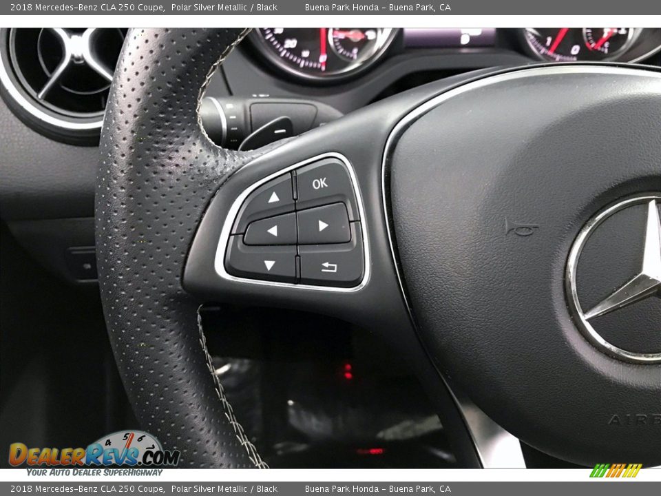 2018 Mercedes-Benz CLA 250 Coupe Polar Silver Metallic / Black Photo #21