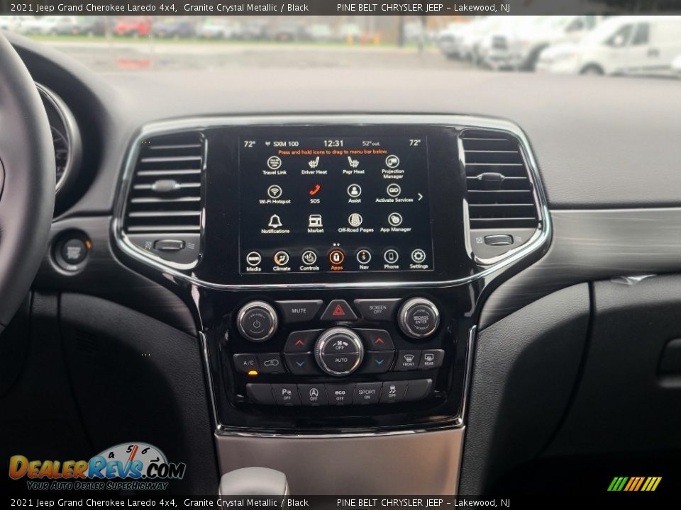 2021 Jeep Grand Cherokee Laredo 4x4 Granite Crystal Metallic / Black Photo #10