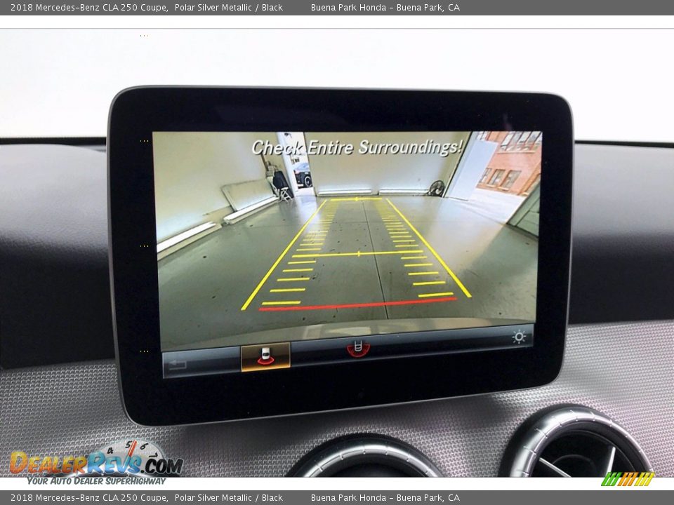 2018 Mercedes-Benz CLA 250 Coupe Polar Silver Metallic / Black Photo #24