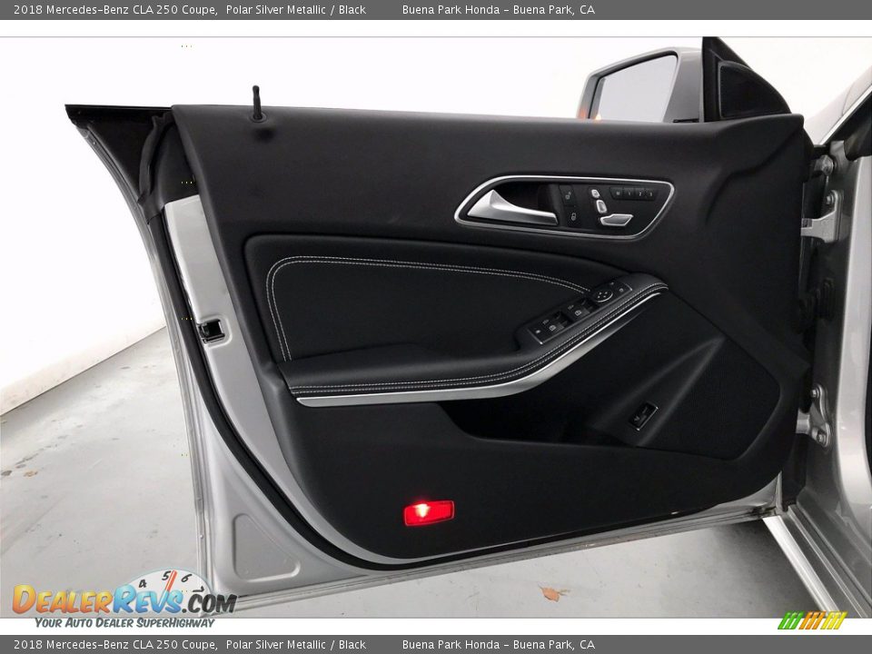 2018 Mercedes-Benz CLA 250 Coupe Polar Silver Metallic / Black Photo #26