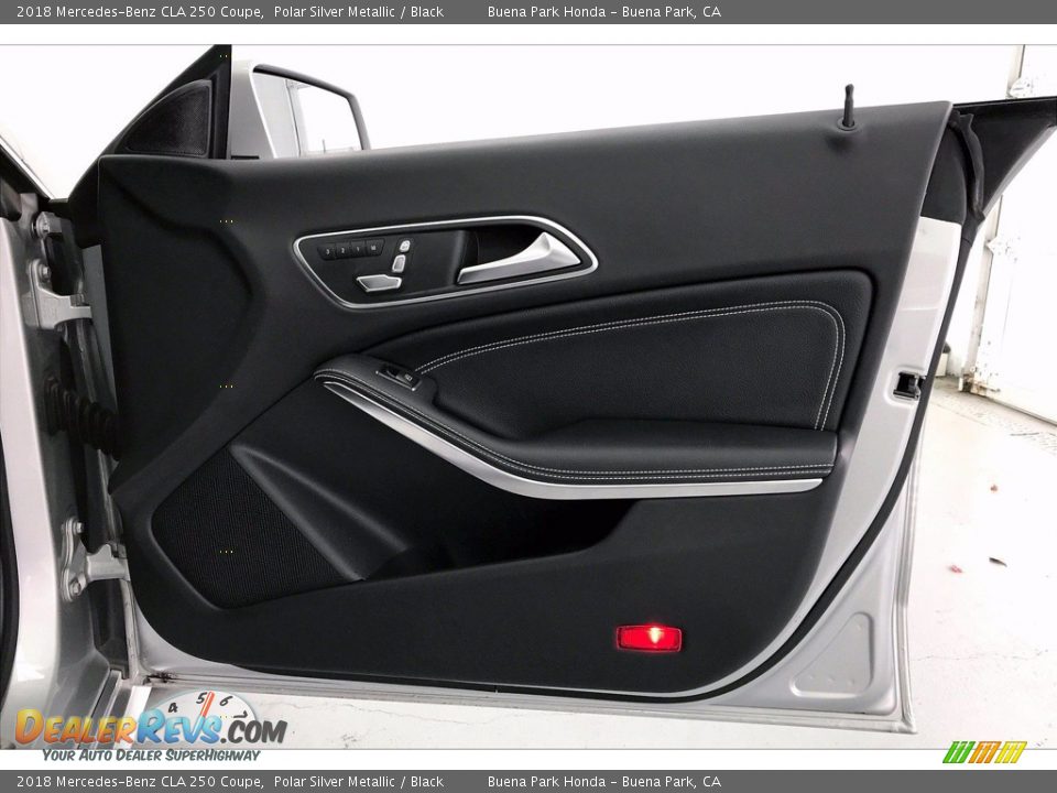 2018 Mercedes-Benz CLA 250 Coupe Polar Silver Metallic / Black Photo #27