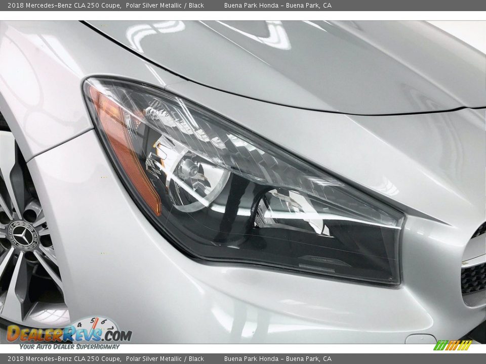 2018 Mercedes-Benz CLA 250 Coupe Polar Silver Metallic / Black Photo #28