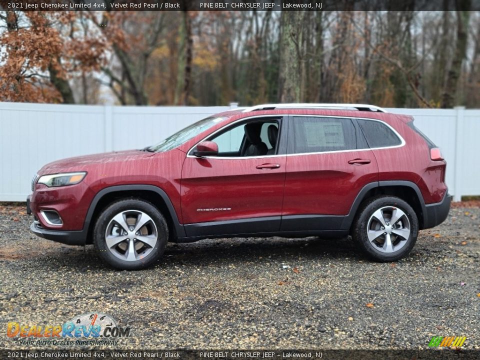 Velvet Red Pearl 2021 Jeep Cherokee Limited 4x4 Photo #4