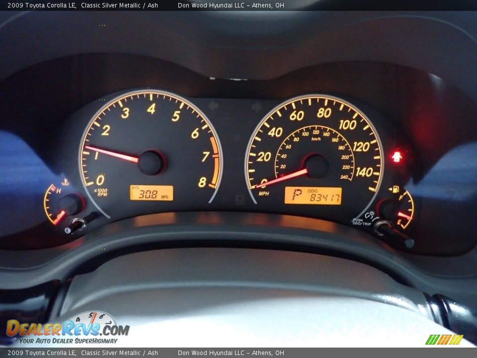 2009 Toyota Corolla LE Classic Silver Metallic / Ash Photo #26