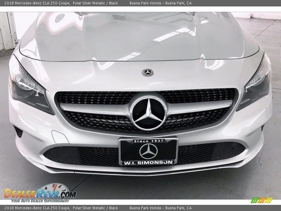 2018 Mercedes-Benz CLA 250 Coupe Polar Silver Metallic / Black Photo #30