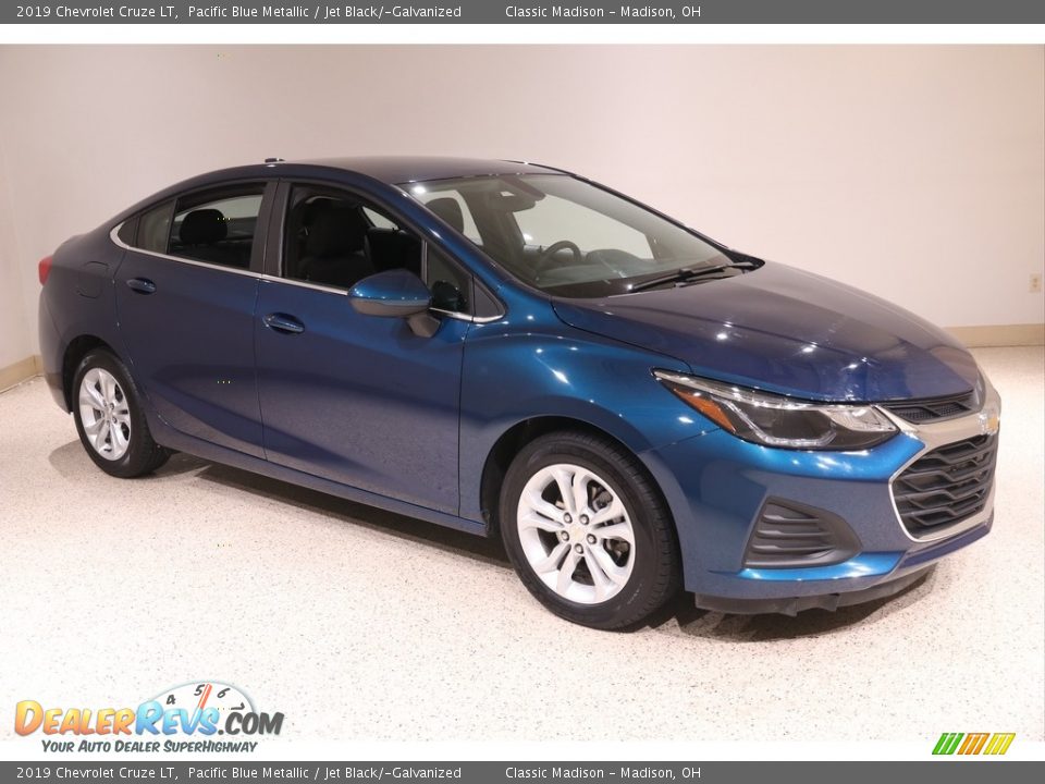2019 Chevrolet Cruze LT Pacific Blue Metallic / Jet Black/­Galvanized Photo #1
