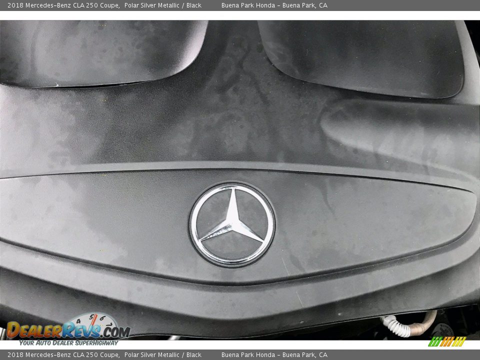 2018 Mercedes-Benz CLA 250 Coupe Polar Silver Metallic / Black Photo #32