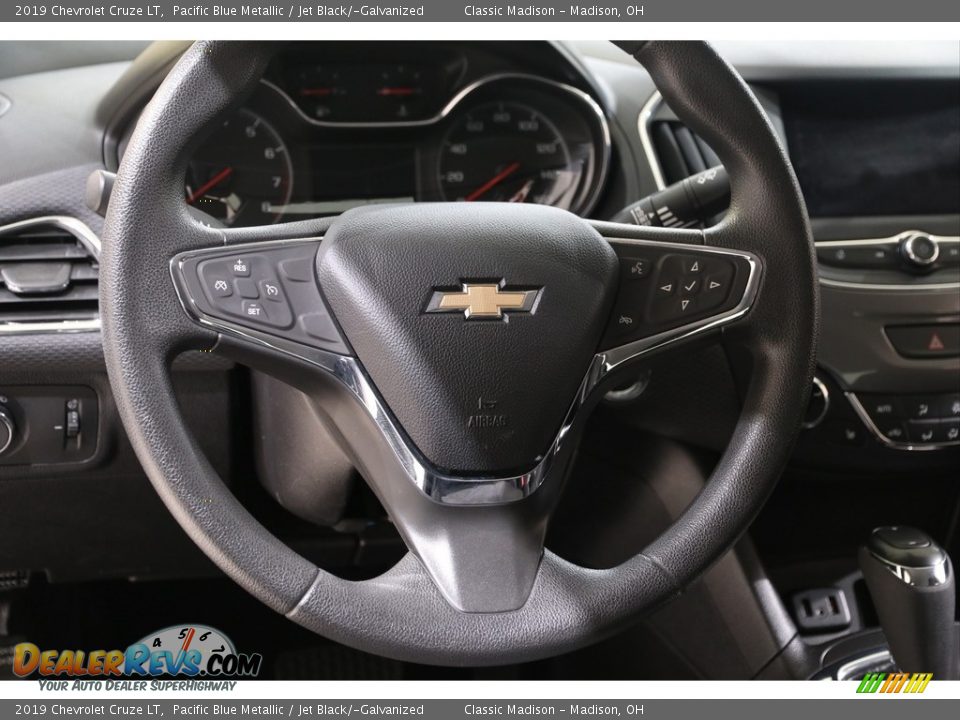 2019 Chevrolet Cruze LT Pacific Blue Metallic / Jet Black/­Galvanized Photo #6
