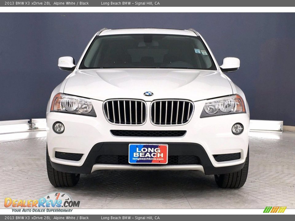 2013 BMW X3 xDrive 28i Alpine White / Black Photo #2