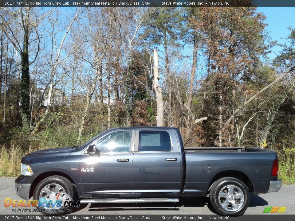 Maximum Steel Metallic 2017 Ram 1500 Big Horn Crew Cab Photo #1