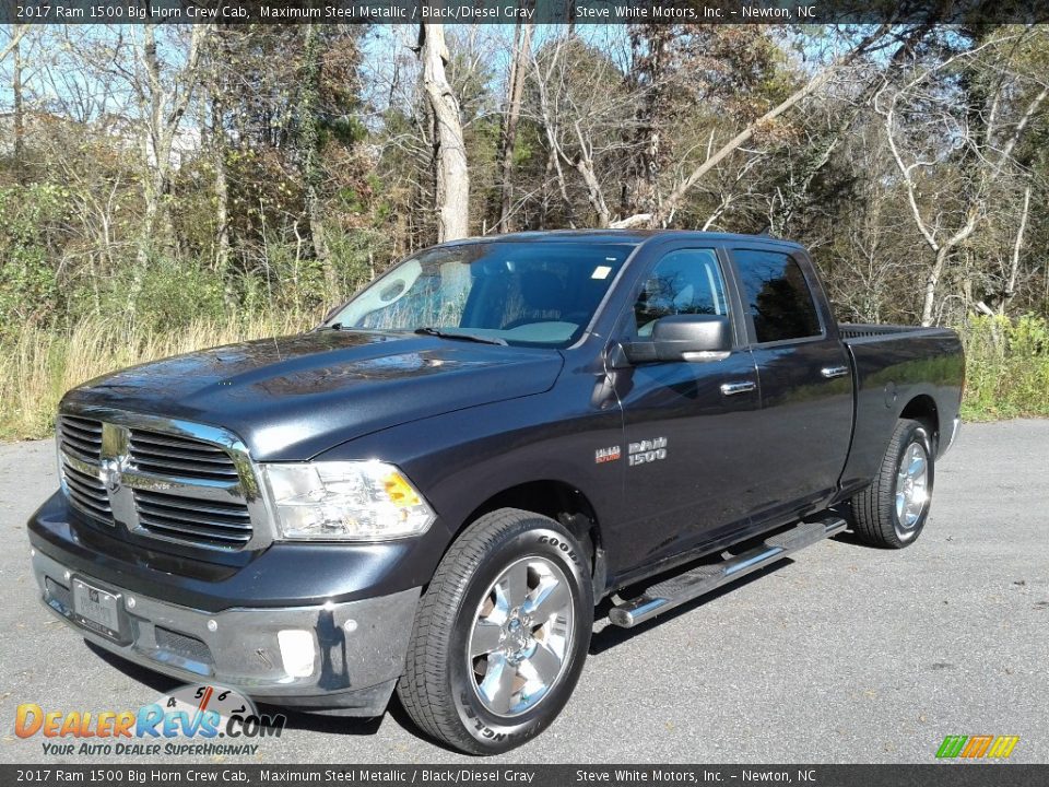 Maximum Steel Metallic 2017 Ram 1500 Big Horn Crew Cab Photo #2