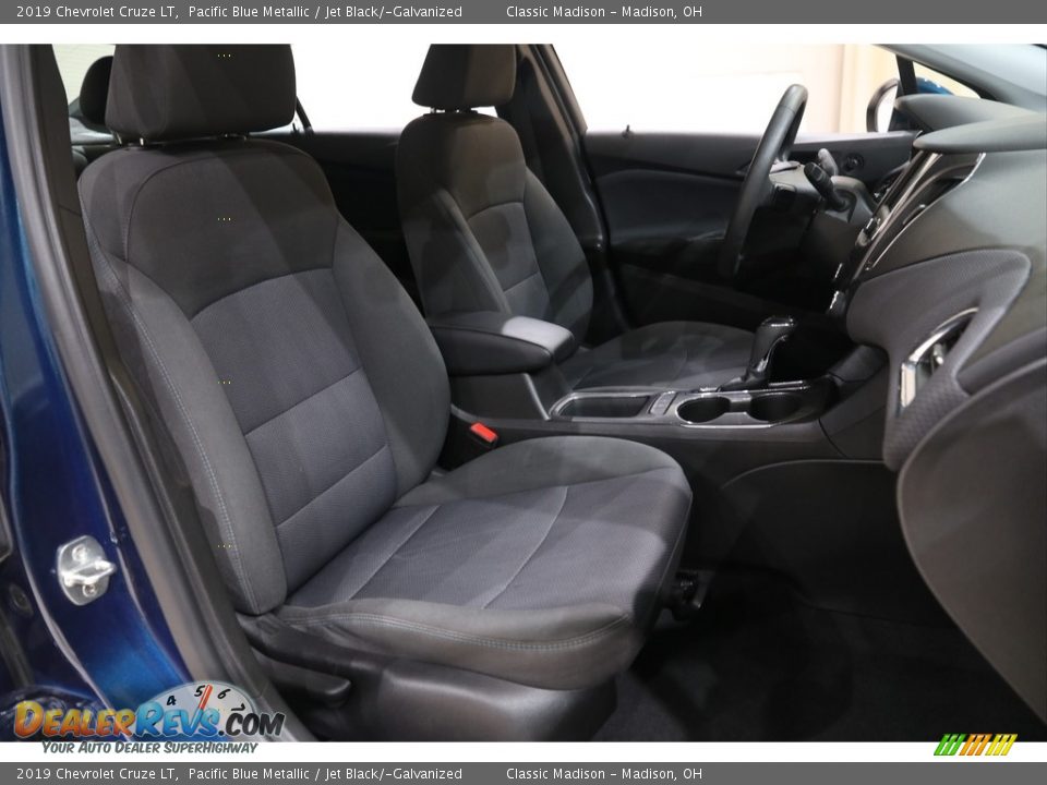 2019 Chevrolet Cruze LT Pacific Blue Metallic / Jet Black/­Galvanized Photo #14